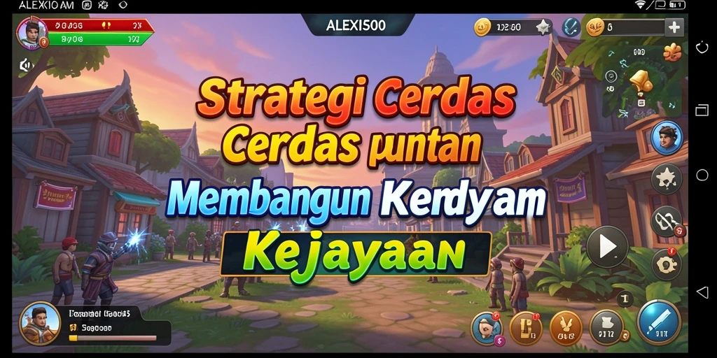 Tampilkan gameplay ALEXIS500 yang menantang dan strategis.