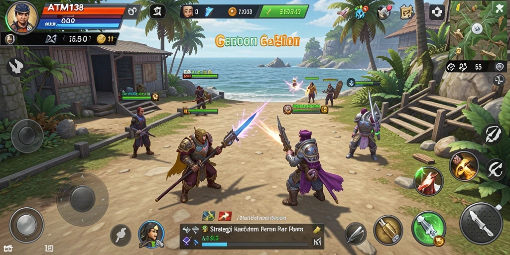Tampilan gameplay ATM138 yang menarik dan penuh strategi.