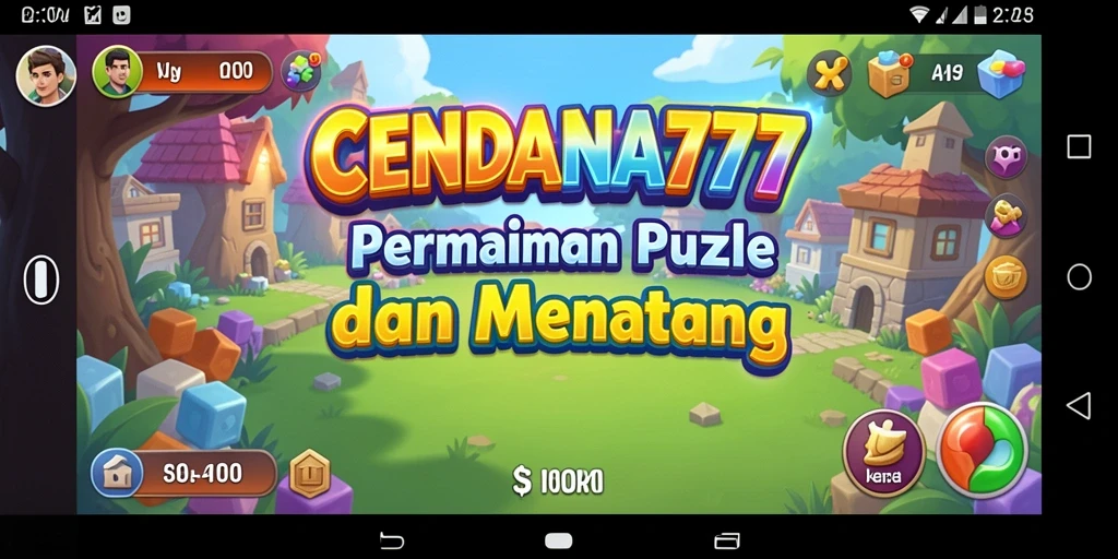 Tampilan gameplay seru dari CENDANA777 yang menantang dan interaktif.