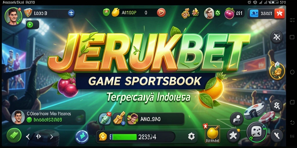 Tampilan antarmuka pengguna JERUKBET yang menampilkan berbagai opsi taruhan olahraga.