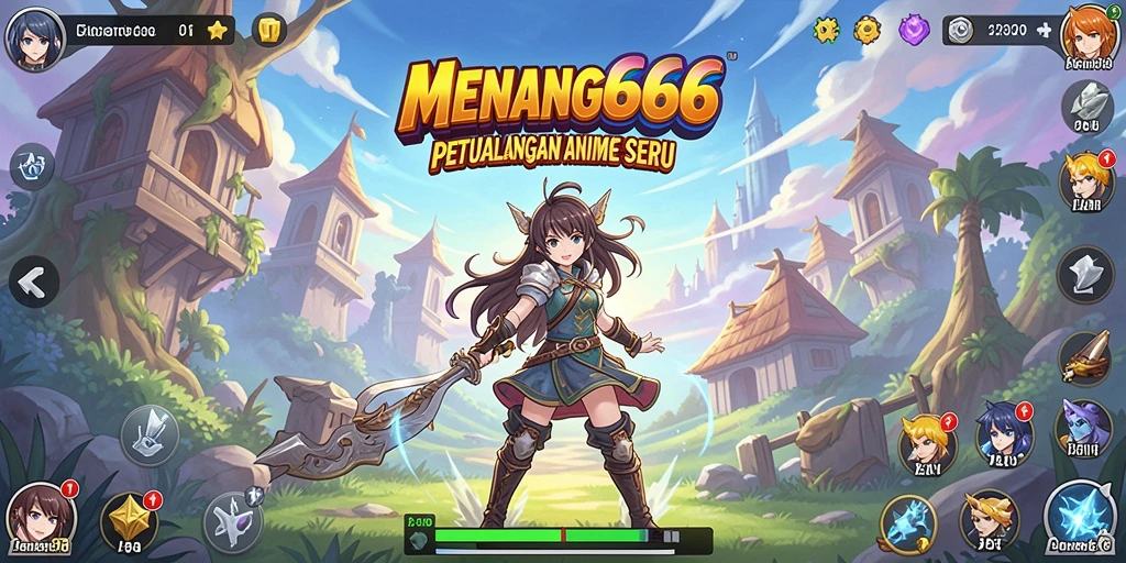 Tampilan menarik dalam gameplay Anime yang seru.