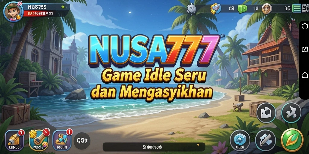 Screenshot gameplay NUSA777 menampilkan pengalaman Idle yang mengasyikkan.
