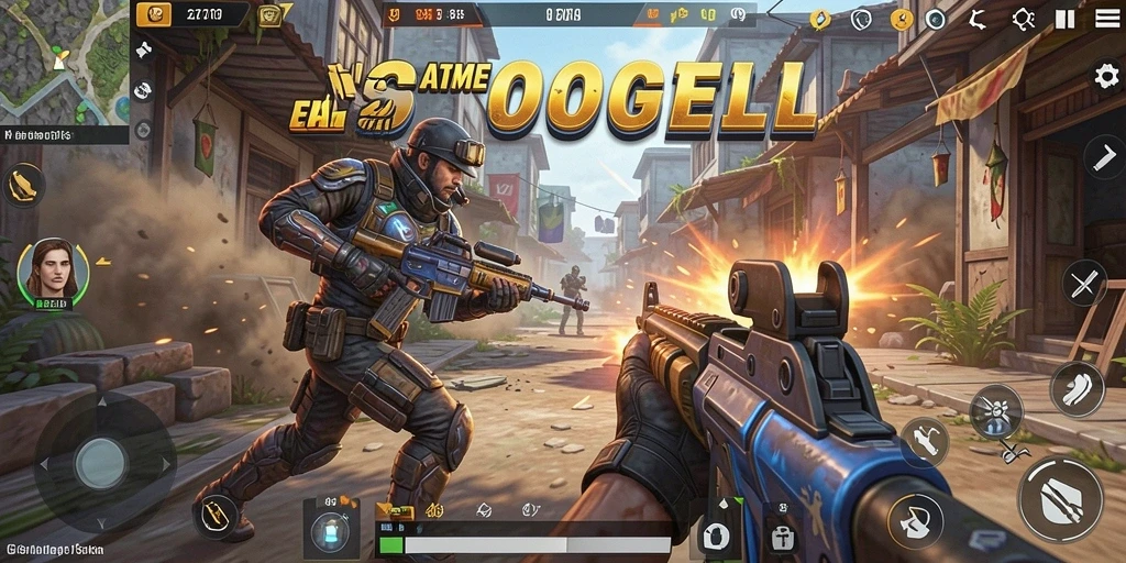 Tangkapan layar dari gameplay YOTOGEL dengan aksi tembak-menembak yang menegangkan.